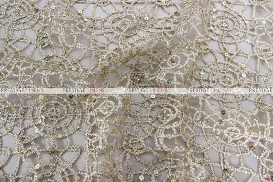 Chemical Lace - Fabric by the yard - Champagne