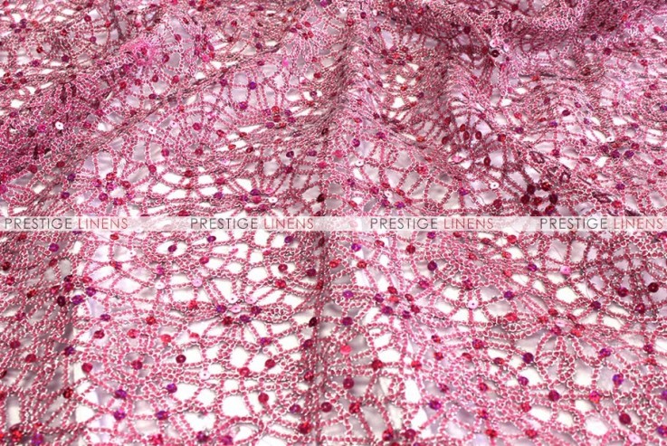 Chemical Lace - Fabric by the yard - Fuchsia