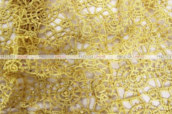 Chemical Lace - Fabric by the yard - Gold