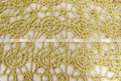 Chemical Lace - Fabric by the yard - Gold