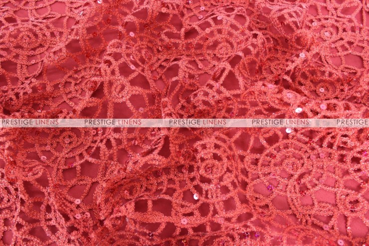 Chemical Lace - Fabric by the yard - Red