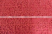 Chemical Lace - Fabric by the yard - Red