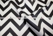 Chevron Print Lamour - Fabric by the yard - Black