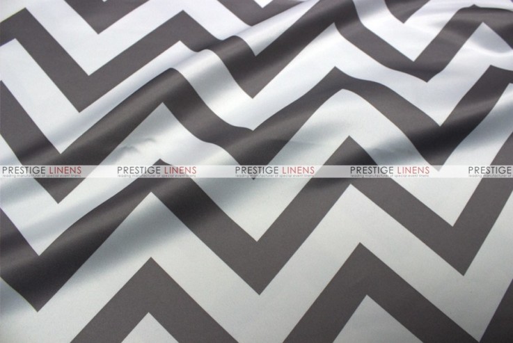 Chevron Print Lamour - Fabric by the yard - Grey