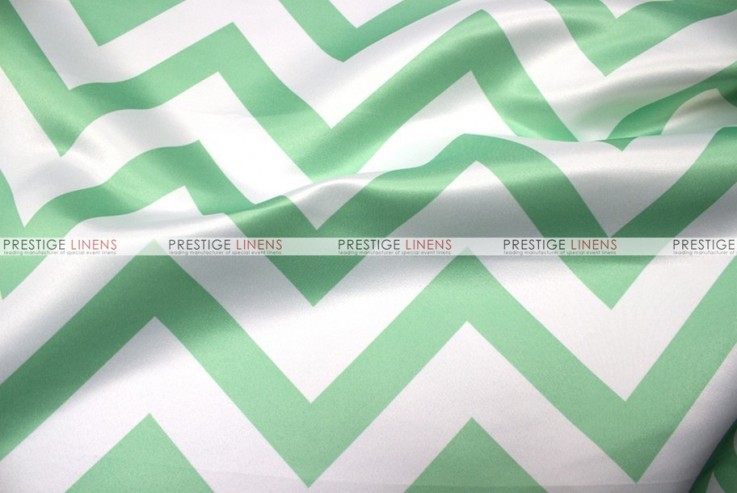 Chevron Print Lamour - Fabric by the yard - Mint