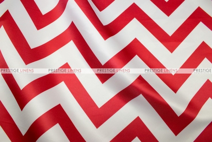 Chevron Print Lamour - Fabric by the yard - Red