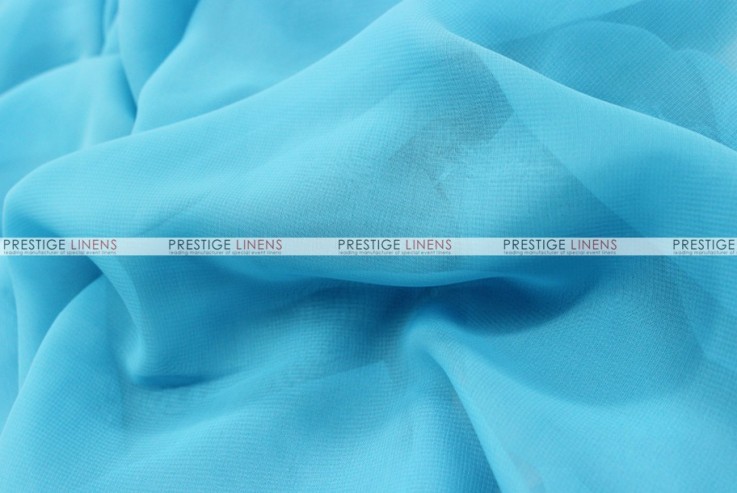 Chiffon - Fabric by the yard - Aqua