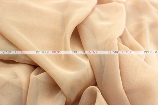 Chiffon - Fabric by the yard - Champagne