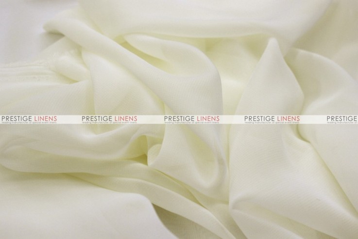 Chiffon - Fabric by the yard - Ivory