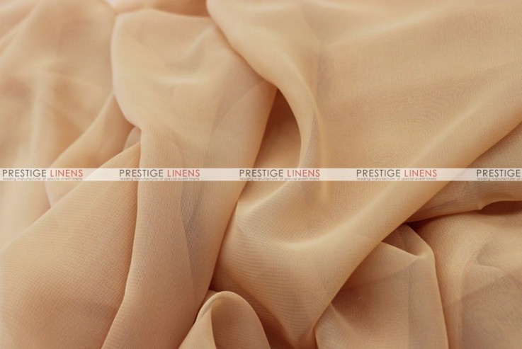 Chiffon - Fabric by the yard - N Khaki