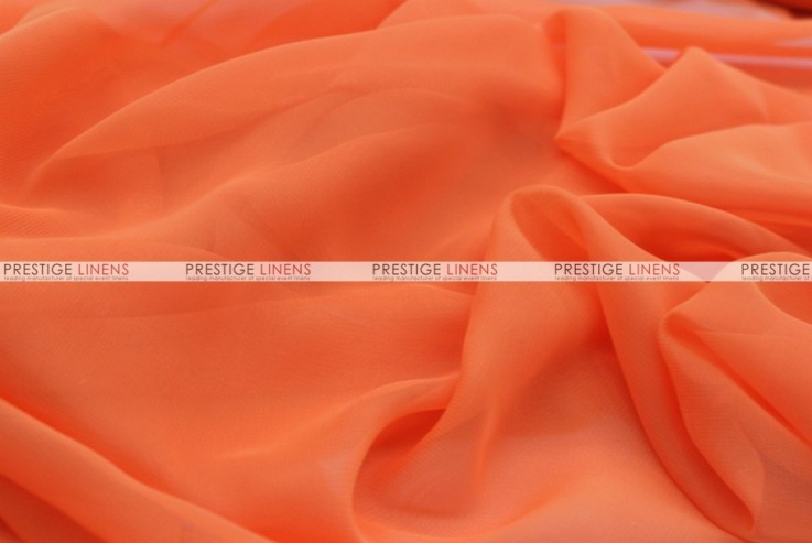 Chiffon - Fabric by the yard - Orange