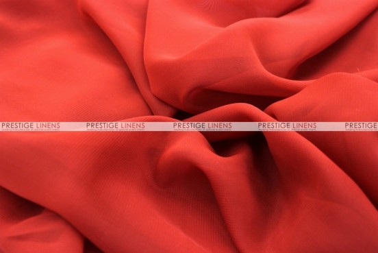 Chiffon - Fabric by the yard - Red