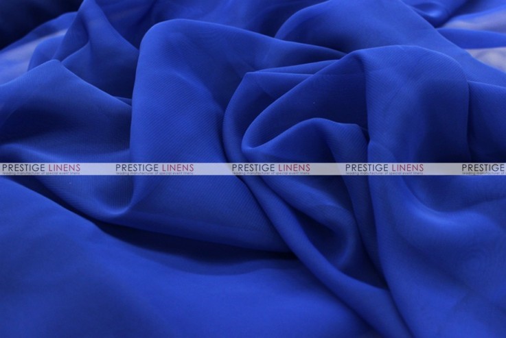 Chiffon - Fabric by the yard - Royal