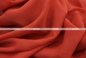 Chiffon - Fabric by the yard - Rust