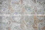 Coco Paisley - Fabric by the yard - Silver