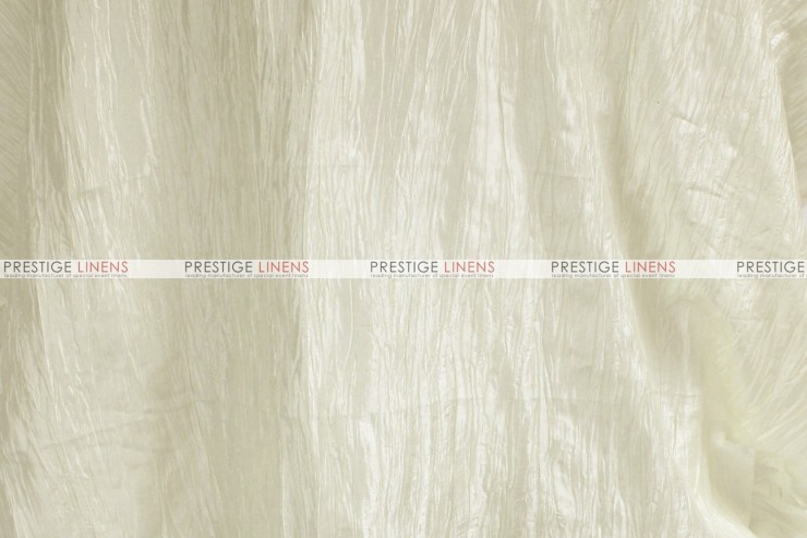 Crushed Taffeta - Fabric by the yard - 128 Ivory