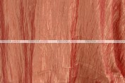 Crushed Taffeta - Fabric by the yard - 432 Coral