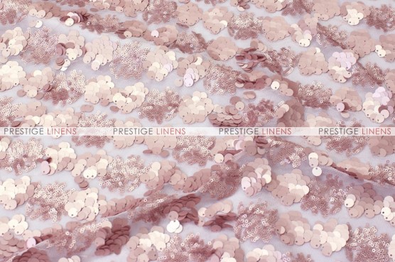 Dangle Sequins - Fabric by the yard - Dusty Rose