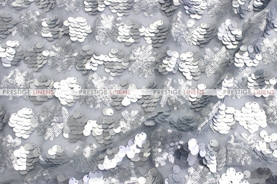 Dangle Sequins - Fabric by the yard - Silver