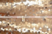 Dazzle Square Sequins - Fabric by the yard - Gold (Dull)