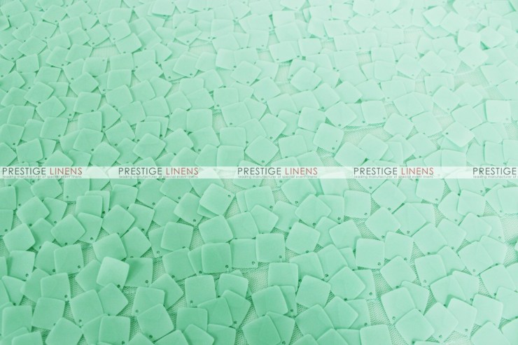 Dazzle Square Sequins - Fabric by the yard - Mint