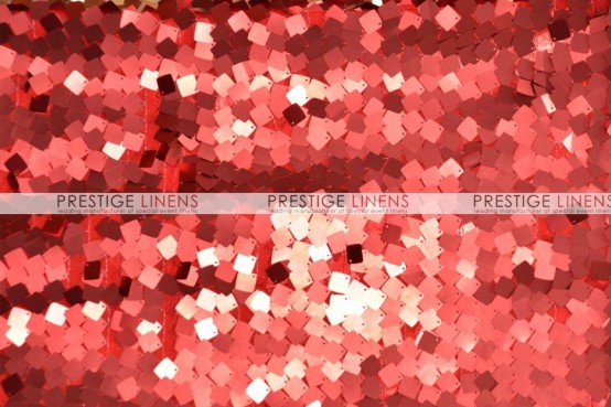 Dazzle Square Sequins - Fabric by the yard - Red