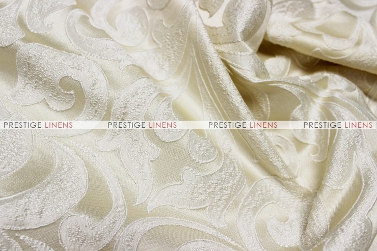 Vintage Damask - Fabric by the yard - Ivory - Prestige Linens