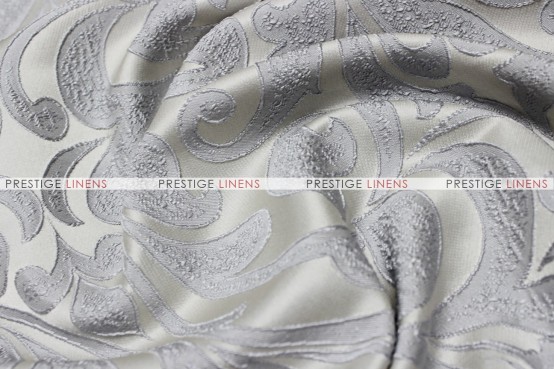 Vintage Damask - Fabric by the yard - White - Prestige Linens