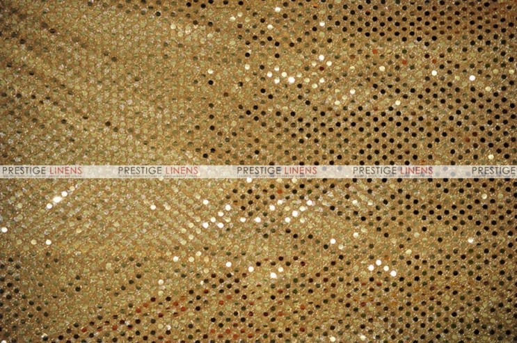Dot Sequins 3mm - Fabric by the yard - Dk Gold