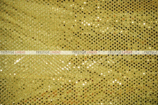 Dot Sequins 3mm - Fabric by the yard - Lt Gold