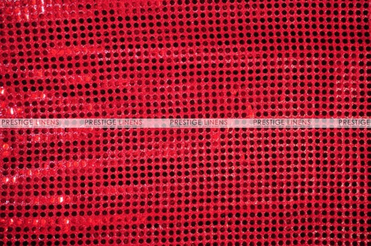 Dot Sequins 6mm - Fabric by the yard - Red