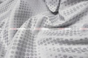 Dots - Fabric by the yard - Silver