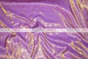 Iridescent Crush Draping - Gold/Violet