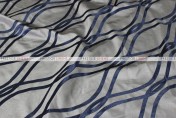 Eliptical Jacquard - Fabric by the yard - Navy