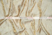 Iridescent Crush Draping - Lt Gold