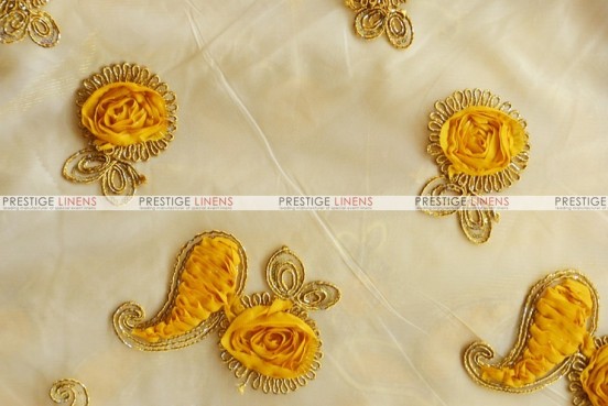 Fancy Paisley - Fabric by the yard - Gold