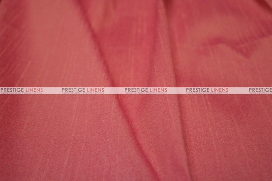 Faux Silk Dupioni - Fabric by the yard - 2113 Dk Coral