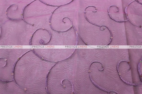 Ferial Organza - Fabric by the yard - Dk Lilac