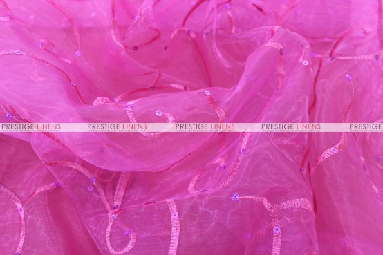 Ferial Organza - Fabric by the yard - Fuchsia