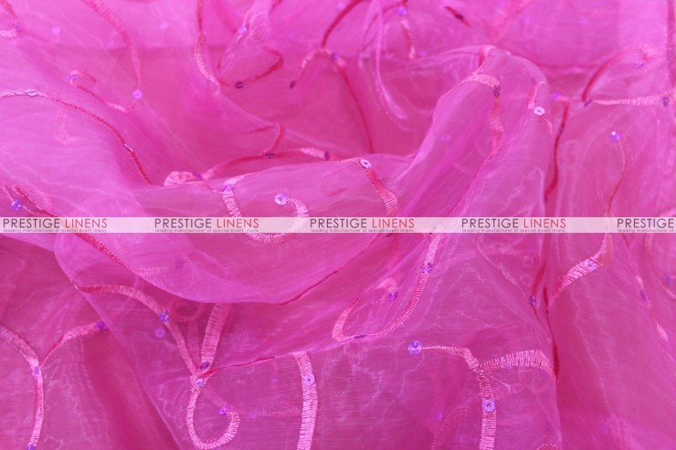 Ferial Organza - Fabric by the yard - Fuchsia