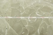 Ferial Organza - Fabric by the yard - Ivory