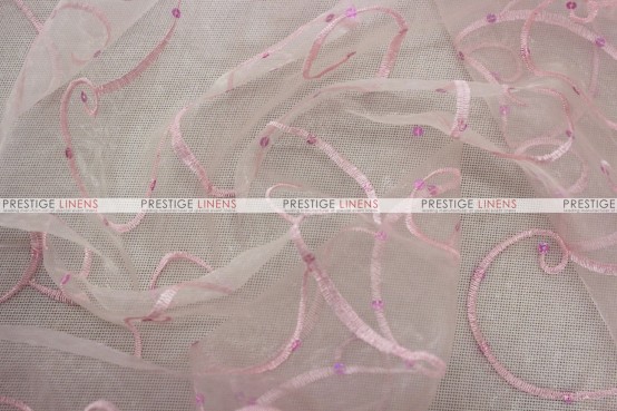 Ferial Organza - Fabric by the yard - Pink