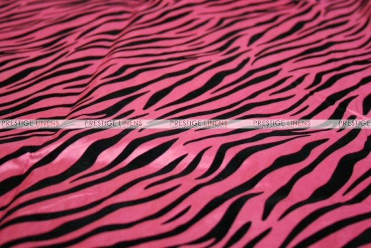 Flocking Zebra Taffeta - Fabric by the yard - Candy Pink