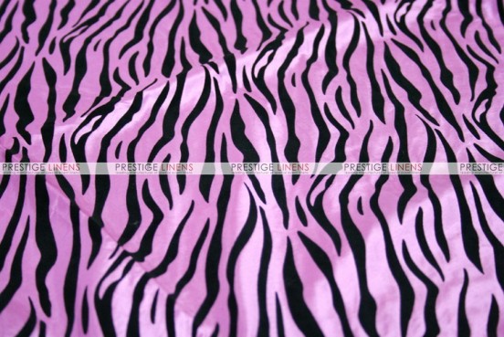 Flocking Zebra Taffeta - Fabric by the yard - Pink