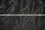 Forest Taffeta - Fabric by the yard - Black