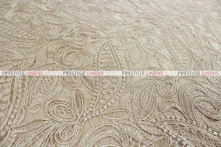 French Lace - Fabric by the yard - Natural