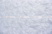 French Lace - Fabric by the yard - White