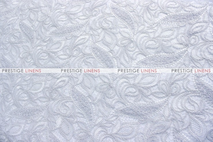 French Lace - Fabric by the yard - White