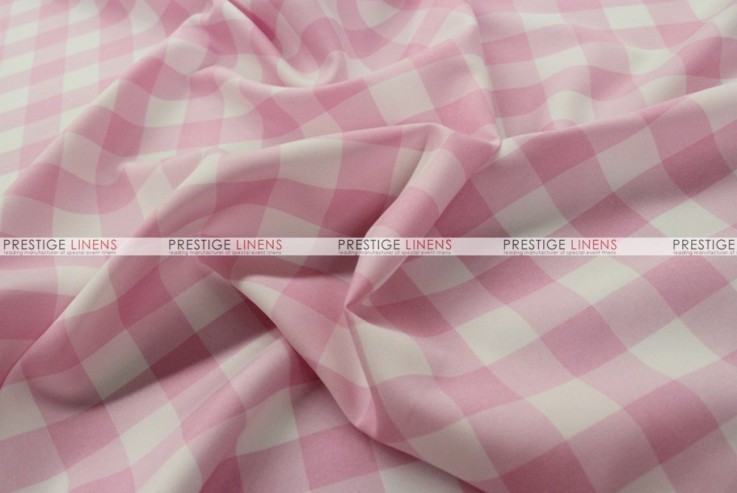 Gingham Buffalo Check - Fabric by the yard - Pink