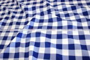 Gingham Buffalo Check - Fabric by the yard - Royal